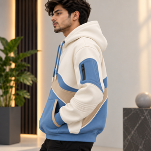 Premium Oversized Sweatshirt Men Custom Streetwear Pullover Crewneck Casual Winter Clothing Wholesale Manufacturer - Product Image 3