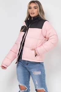 Custom Made Women Plus Size Hooded Puffer Jacket Breathable <b>Quilted</b> Windproof Winter Season - Product Image 2