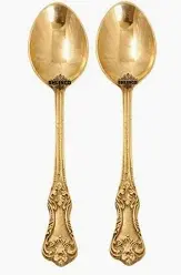 Juego de Cucharas de Latón de Primera Calidad al por Mayor, Chapado en Oro Espejo, para Hoteles, Restaurantes, Hogar, Comedor, Fiestas, Accesorios de Cocina de Lujo - Product Image 3