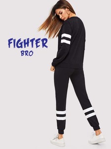 Survêtement slim pour femmes avec tissu extensible et ceinture réglable conçu pour la course à pied et l'entraînement de jogging - Product Image 5