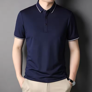Diseño Personalizado de Camisetas Polo para Hombre, Secado Rápido, Antiarrugas, Ropa de Trabajo, Bordado, Suministro ODM, Estilo Ejecutivo - Product Image 4