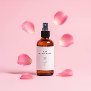 Eau florale de rose 100% hydrosol naturel pur distillé à la vapeur pour la peau Toner Aromathérapie Brume pour le visage et cosmétiques - Product Image 5