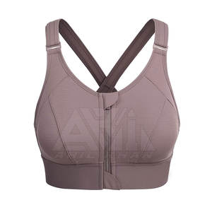 Sujetador Deportivo Transpirable y Ecológico para Mujer, con Cierre Frontal, de Alta Sujeción, para Entrenamiento y Fitness, Personalizable OEM ODM - Product Image 1