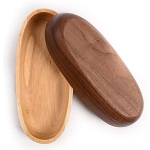 Vajilla de madera hecha a mano ensaladera con juego de servidor de ensalada - Product Image 3
