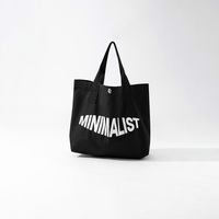 TST 3007 Tas Tote Bentuk Perahu Kapasitas Besar Ramah Lingkungan Musim Gugur/Dingin Musim Panas Desain Minimalis Lapisan Kanvas Penutup Terbuka