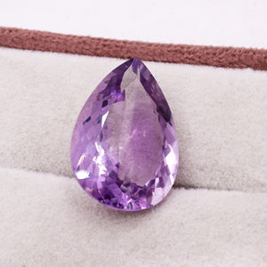 25x18mm Améthyste Naturelle Poire Coupe À La Main Pierres Précieuses Lâches Pour La Fabrication De Pendentif AAA Qualité Pierres Précieuses Lâches Au Prix De Gros - Product Image 4