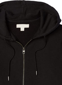 Vente en gros Sweat à capuche personnalisé en polaire pour hommes avec double fermeture éclair Streetwear Basics coton mélangé pour l'hiver - Product Image 2