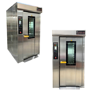 Horno rotatorio de acero inoxidable para panadería, 16 bandejas con carro Altuntop, certificado ISO, buen precio, horno de pan, fábrica de panadería - Product Image 1