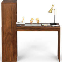 Radisso Table d'étude et d'ordinateur portable pour la maison ou le bureau Travail à domicile Bureau en érable brun