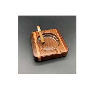 Cenicero hecho a mano de madera de diseño clásico diseño único con Cenicero de madera de trabajo de latón de alta calidad - Product Image 6