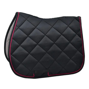 Venta al por mayor de alta calidad de poliéster y algodón de poliéster accesorios para montar a caballo logotipo bordado personalizado almohadillas para SILLÍN - Product Image 1