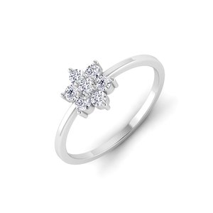 Bijoux fins bague d'amour 925 en argent Sterling or décontracté dames fiançailles mariage fête anneaux femmes à la mode diamant bijoux - Product Image 1