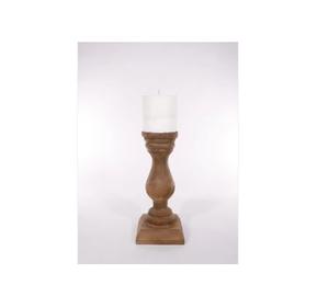 Bougeoir pilier en métal fait à la main bonne qualité bougeoir en bois pour la maison cuisine et décoration de table cadeau - Product Image 3