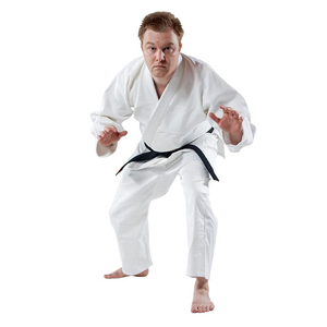 BJJ GI Jitsu เครื่องแบบสำหรับผู้ใหญ่ในศิลปะการต่อสู้ทำจากผ้าฝ้าย100% ชุดต่อสู้ชุด Jiu Jitsu - Product Image 2