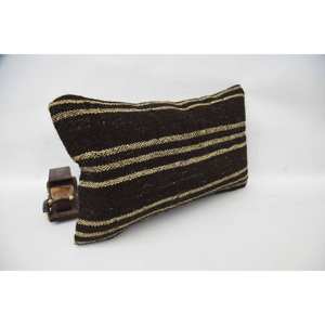 หมอนขนสัตว์สีน้ำตาลขนาด12x20นิ้วออกแบบมาให้เป็นอมตะด้วยใบไม้นุ่มสไตล์วินเทจพิมพ์ลายดอกไม้สำหรับเครื่องนอน - Product Image 3