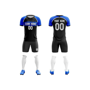 Meilleur uniforme de football personnalisé unisexe sublimé maillots de football français uniforme en polyester logo et taille personnalisés service OEM - Product Image 3
