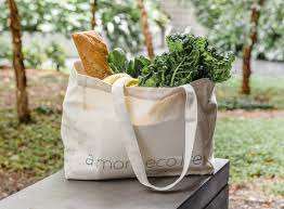 Sac à provisions réutilisable de haute qualité 100% coton personnalisé de taille moyenne avec fermeture à l'épaule Logo personnalisé Marque IJWEAVER - Product Image 5