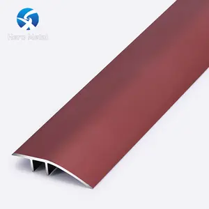 Bande de transition de <span class=keywords><strong>sol</strong></span> en aluminium thermolaqué argenté, style moderne, 10mm, 15mm, 20mm, pour revêtement de <span class=keywords><strong>seuil</strong></span> et de <span class=keywords><strong>carrelage</strong></span>, vente en gros - Product Image 1
