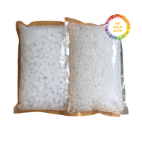 Nata de Coco Prête à l'Emploi - Cubes de Gelée de Noix de Coco pour Boissons Fraîches, Pots à Dessert et Utilisation en Production Alimentaire