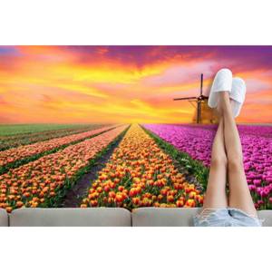 Tapis imprimé paysage - Design moderne pour bureau, entrée ou salle de bain, tapis doux non tissé - Product Image 4