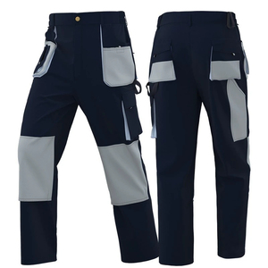 Pantalon Cargo de sécurité en gros Vêtements de travail avec bande réfléchissante 6 poches 220 coton GSM ou tissu personnalisé - Product Image 3