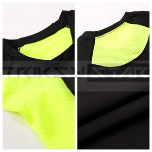 Hombres manga corta Rash Guard compresión camisas Ringer secado rápido Fitness ciclismo correr camiseta entrenamiento gimnasio ropa - Product Image 4