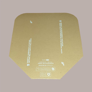 100 soportes desechables para perros calientes en papel marrón Bio Compost 165x50H47 - Product Image 1