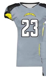 Uniforme de Fútbol Americano Personalizado de Alta Calidad, Transpirable, de Manga Corta y Estampado para Hombre - Product Image 2