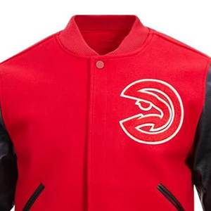 Venta caliente rojo personalizado bordado Diseño Varsity chaquetas de los hombres Letterman hombre chaquetas casual chaquetas de invierno para hombre transpirable - Product Image 5