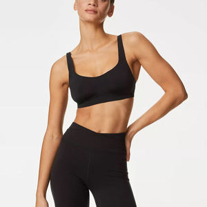 Bra for Women Hot Sale Yoga Fitness Wear Clothing Gym Workout Yoga Fitness Sports Non-Wired Backless Crop Sports Bra - Product Image 1