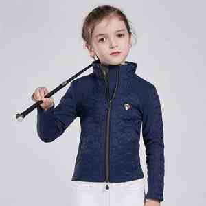 Chaqueta Ecuestre para exteriores de primavera y otoño para niños OEM, chaqueta cálida a prueba de viento para ropa de equitación - Product Image 1
