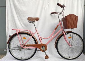 Vélo <span class=keywords><strong>de</strong></span> <span class=keywords><strong>ville</strong></span> urbain pour <span class=keywords><strong>femme</strong></span> avec fourche en acier à vitesse unique 26 '/28' Bicyclette <span class=keywords><strong>Prix</strong></span> d'usine Dames - Product Image 4