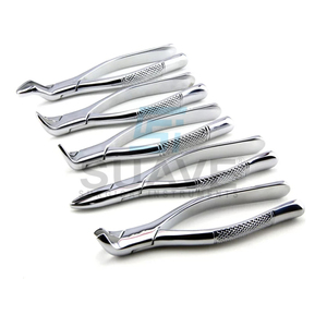 Instruments dentaires de bonne qualité pour la chirurgie dentaire Jeu de forceps d'extraction dentaire en acier inoxydable par SUAVE INSTRUMENTS CHIRURGICAUX - Product Image 1