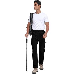 Nouveau service OEM de marque privée personnalisé, pantalon cargo à taille haute, brodé, imperméable, coupe-vent, respirant, en tissu Oxford avec doublure en polaire - Product Image 6