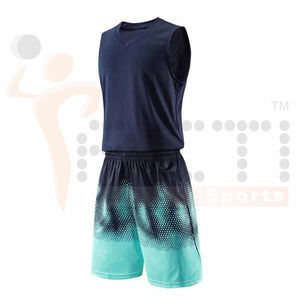Fabricant Fournisseur Uniforme de basket-ball à sublimation Maillot de basket-ball classique vierge à séchage rapide et ensemble short - Product Image 5