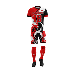 Conjuntos de camisetas de fútbol transpirables de poliéster 100% personalizados para hombres Fabricante de ropa deportiva de equipos de uniformes de fútbol sublimados OEM - Product Image 3