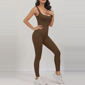 Durable Stuff Gym Yoga <b>Jumpsuit</b> <b>for</b> <b>Women</b> top Designs Breathable Anti Wrinkle Custom Logo/color Yoga <b>Jumpsuit</b> with Cheap Rate - Product Image 4