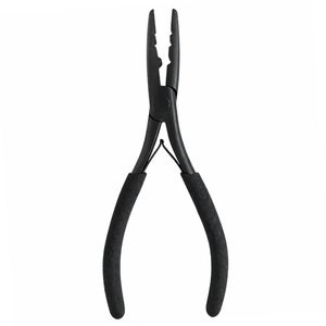 Professional Hair <b>Extension</b> Pliers <b>Micro</b> Ring Nano Bead Crimping Tool Matte Black Salon Quality Stainless Steel Tool - Product Image 6