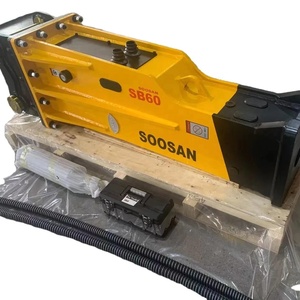 Martillo hidráulico SOOSAN modelo SB60 tipo caja silencio para miniexcavadoras, retroexcavadoras - Product Image 1
