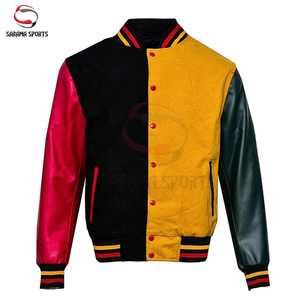 Chaqueta Universitaria Letterman para Hombre con Bordado Griego, Servicio OEM Personalizable, Accesorio de Moda Masculina - Product Image 1