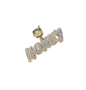 จี้เพชรโมอิสอัญมณีเงิน925ออกแบบมงกุฎเย็นชุบทองฮิปฮอปเพชรออกแบบได้ตามต้องการ - Product Image 4