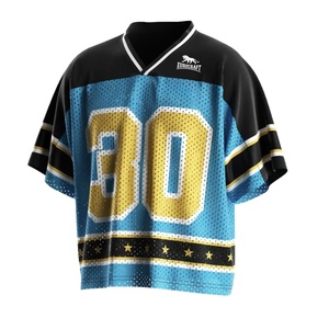 Camiseta de fútbol americano personalizada para hombre, nombre del equipo, número de impresión, ropa deportiva directa de fábrica - Product Image 6