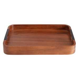 Bandeja DE SERVICIO DE MADERA hecha a mano de lujo elaborada con precisión para mejorar el comedor y la decoración del hogar - Product Image 3