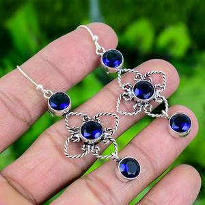 Pendientes de Plata de Ley 925 con Piedras Preciosas Hechas a Mano, Estilo Clásico, Regalo de Boda para Mujeres y Niñas, Diseño Giratorio de Moda - Product Image 2