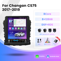 NaviFly auto stéréo con pantalla retractil pour Changan CS75 2017-2019 écran d'affichage de voiture android radio con gps para coche