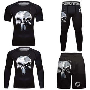 Rashguard BJJ sans Gi, T-shirt de compression de performance MMA, fabriqué au Pakistan - Product Image 1