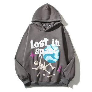 Sudadera con Capucha Extra Grande de Felpa Francesa 100% Algodón, Impresión Personalizada con Serigrafía, 420g, Gruesa, para Invierno, Ecológica, para Hombre - Product Image 1