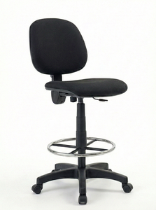 Hot Sale Eco Modern Drafting <b>Stool</b> Gas Lift Swivel Footrest Ring Fabric Upholstered ARSU Star Base Casters Steel Hospital Office - Product Image 5
