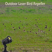 Contrôle de la lumière laser oiseau chat cerf renard dissuasifs pour jardins extérieur plug in et IP65 étanche détecteur de mouvement dissuasif