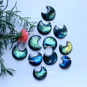 Sculpté à la main Mini Labradorite Crâne Marin Lune Cristal Naturel Gemme Oiseau Sculptures Soleil Lune Marin Labradores Guérison Voile - Product Image 5